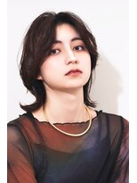 ボヌール 銀座並木通り店(Bonheur)&nbsp;［stylist 田中］ナチュラルモードな黒髪マッシュウルフヘア