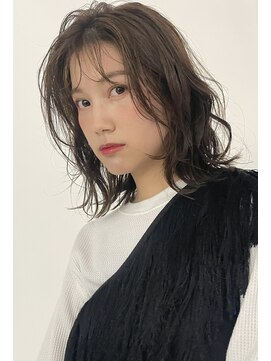 バロンフェム(baLon.fem) 【stylist 徳永】顔周りレイヤー×ラフウェーブ