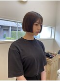 ぱつっとボブ