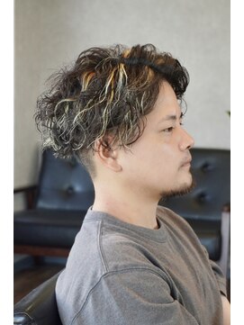 アトラ(attra) 《attra》お客様ヘア【スパイラルパーマ×メッシュ】