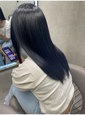 ネイビー×髪質改善♪#トリートメント#艶髪