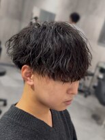 ビカムメンズヘアー 栄店(become men's hair)&nbsp;緩め縦落ちツイストスパイラルパーマ/名古屋栄/メンズヘアカット