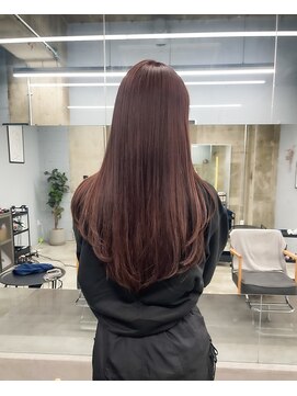 ノード(NODO) 【ブリーチ無し】高彩度コーラルカラー