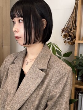 バイオレット ナゴヤ(Violet Nagoya) あごラインボブ ミニボブ 春カラー ぱっつん前髪 HR-89