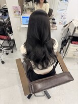 ハピネス 梅田茶屋町店(HAPPINESS)&nbsp;韓国ヘア/レイヤー/顔周りカット/ブリーチなしカラー/グレージュ