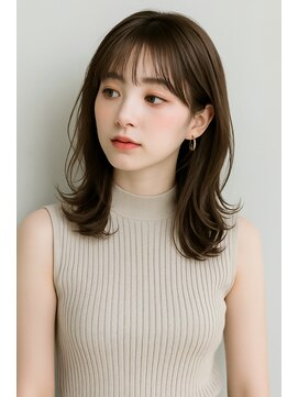 アレゴ(Allergo) くびれレイヤー☆アッシュブラウン☆