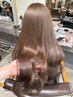 ツヤ・まとまり感UP♪カット+髪質改善カラー+うるツヤトリートメント￥13550