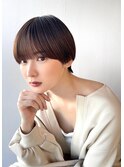 ショートカットショートヘアコンパクトショートボブ丸みショート