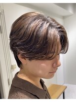 毛流れセンターパート
