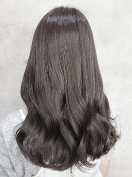 ルノン(LUNON) ハイライトカラーくびれヘアアプリコットオレンジ