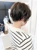福山Caary20代30代40代50代60代ショートヘア小顔補正立体カット