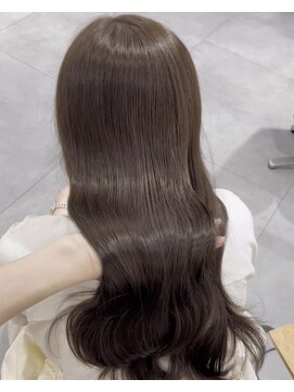 イオエ 梅田(ioe) ダブルカラー/大人ボブ/黒髪スタイル/髪質改善/縮毛矯正