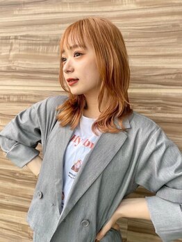 リノ 金山(Rino)の写真/<アディクシー/キラテラカラー取扱い>憧れの透明感×艶感あふれる,外国人風カラーが叶う*[金山/学割U24]