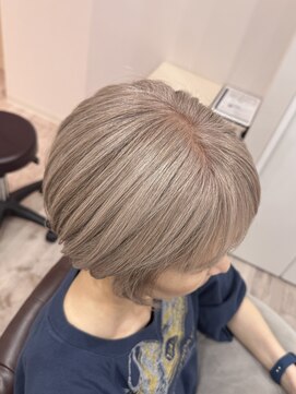 カミノワ(kaminowa) 白髪率90%おすすめヘア/40代/50代/60代/白髪ぼかし/白髪染め