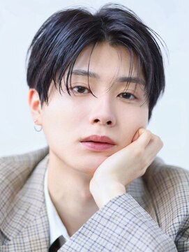 アンサー 渋谷(ANSWER) シースルーセンターパートフェザーパーマ毛流れ髪質改善縮毛矯正