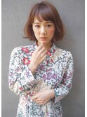 【モテ髪 小顔 似合わせ】 フェミニンボブ