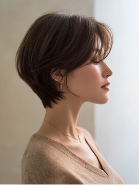 レリーノーブル 西宮北口(RelyNoble) 大人ショートボブ