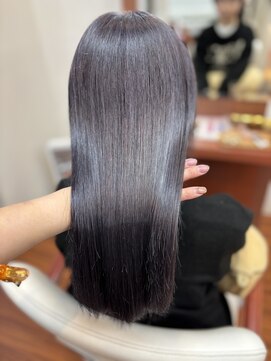 【色落ちまで綺麗】ラベンダーグレージュ