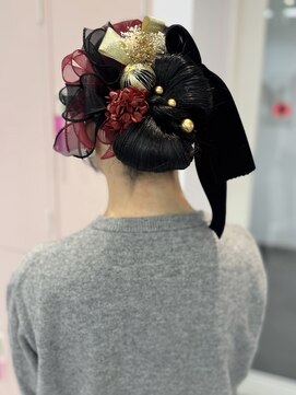 アール 横浜(R) 【MOMO】タイトリボンヘア/ヘアセット/カチモリ/成人式