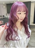 【LIRA】ラベンダーピンク ダブルカラー ハイトーン 高発色