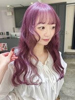 ノエ シンサイバシ(Noe Shinsaibashi)&nbsp;【LIRA】ラベンダーピンク ダブルカラー ハイトーン 高発色