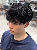 横浜西口メンズパーマルーズパーマシャドウパーマッシュウルフ