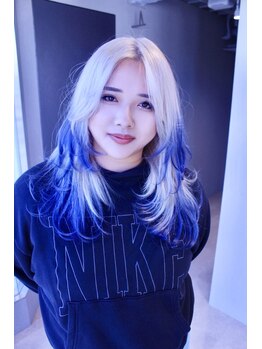 ルシティ(Le City)の写真/繊細なブリーチの技術だからマンツーマン施術でムラのない美髪ハイトーン♪周りを気にしないサロンタイム＊