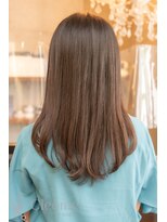 クレオメ 田町店(Cleome)&nbsp;デジタルパーマ前髪サイドバングロング薄めバングフェミニン美髪