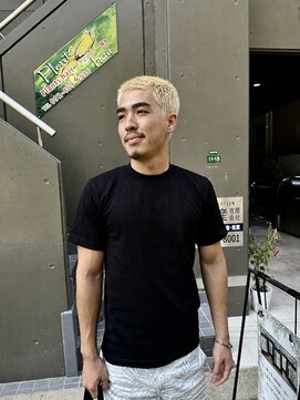 プランツヘアー ハイトーンボウズ バズカット 博多美容室 福岡美容室