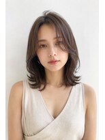 フィールヘアー 樟葉店(Feel hair)&nbsp;抜け感のある扱いやすいミディアムストレート
