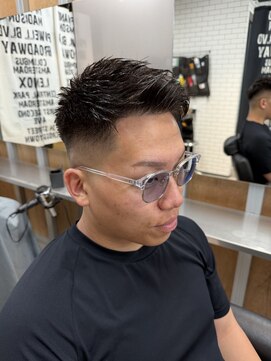 リレーションメンズヘアー(RELATION MEN'S HAIR) フェザーパーマラルフカールスパイラルパーマツーブロック