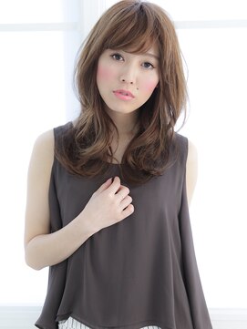 ティーノ(TINO by ganesha) つや肌に見える！上質ミディロングスタイル