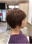ナチュラルショートボブ