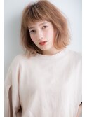 透明感ハイトーン小顔前下がり切りっぱなしボブ【リヴィエラ】