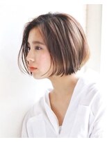 ライムヘアービューティフィー(Lime hair beautify)&nbsp;大人シンプルボブ☆【ツヤ白髪染め、30代、40代、50代、円町】
