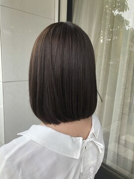 トリート 市川店(TREAT) ミディアム×透け感グレージュ_市川