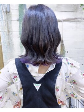 トーク 伊丹本店(TAL'KE) TAL'KE/インナーカラー×ブルーラベンダー_716