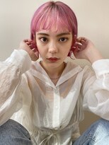 ピズム(PISM) 眉上バング/ビビットピンク