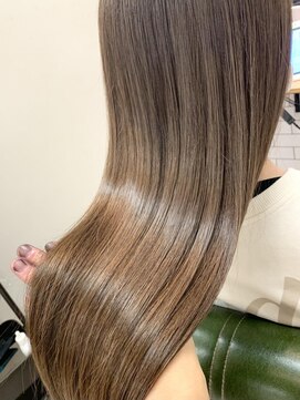 ザ ラフター バイ ラブズ ラフズ 戸畑朝日ヶ丘店(THE LAUGHTER by Loves Laughs) シルキーベージュ/天使の艶活/髪質改善トリートメント