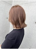 ピンクブラウンカラー