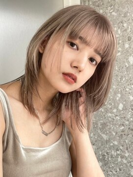 サンクプロジェクト(cinq PROJECT) ダブルカラーピンクベージュベージュカラーケアブリーチレイヤー