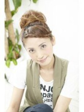 ハレ 中目黒(hale) 前髪編み込みアップ