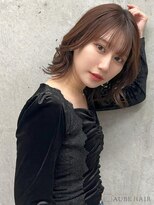 オーブ ヘアー カラ 今福鶴見店(AUBE HAIR cara) 20代・30代_こなれくびれミディ