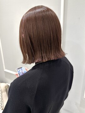 ネオリーブギンザ 銀座店(Neolive GINZA) チョコレートブラウン×切りっぱなしボブ【銀座】片桐