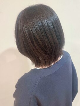 ベル (hair design Belu) ○大人可愛い小顔レイヤーボブ×オリーブアッシュ○