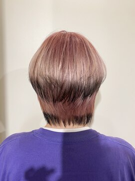 レア 渋谷(Le'a) ペールピンク×エンドカラー