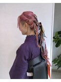 成人式 卒業式 着物ヘア 着付け 振袖 袴