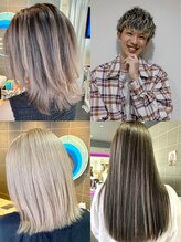 【あき】Blue vibration~universe~店長　スタイリスト　ブリーチ