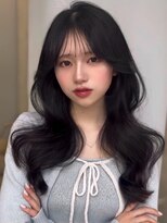 ユニ 原宿(uni) #45/黒髪/ボブルフ/ネビージュ/小顔/ワンレン/髪質改善/原宿