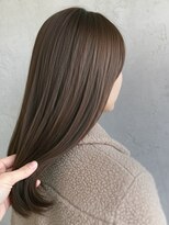 アントワープトーキョー(antwerp TOKYO)&nbsp;30代40代オリーブベージュ髪質改善酸性ストレート水光肌カラー